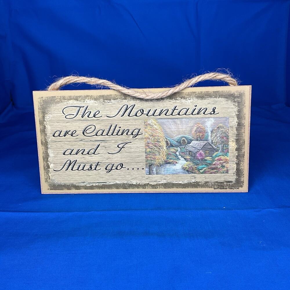 Wooden Wall Art - 'Wisdom from a Bear' Inspirational Sign - Rustic Home Decor